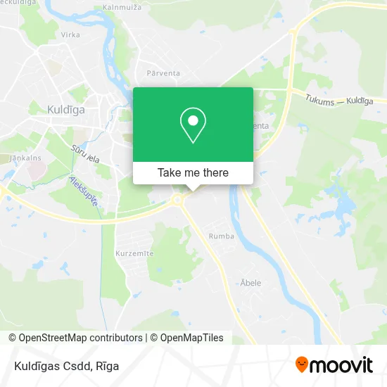 Kuldīgas Csdd map