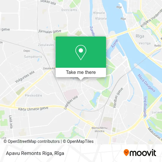 Apavu Remonts Riga map