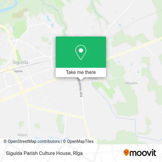 Sigulda Parish Culture House map