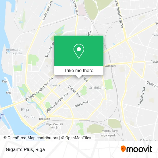 Gigants Plus map