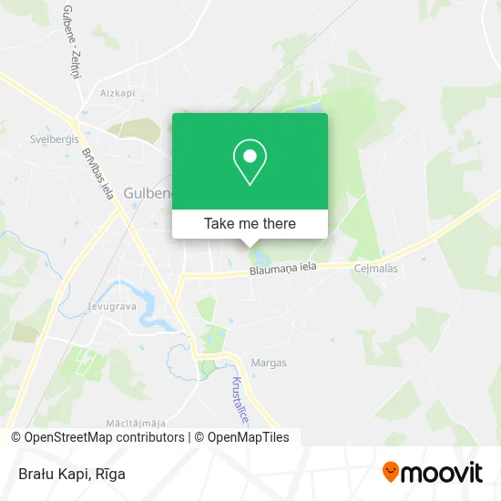 Brału Kapi map