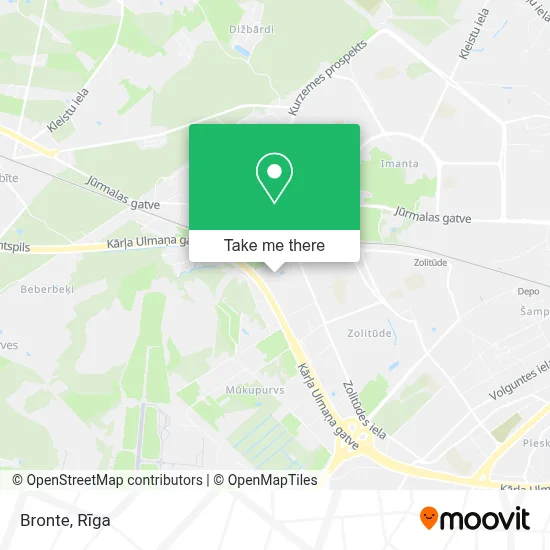 Bronte map