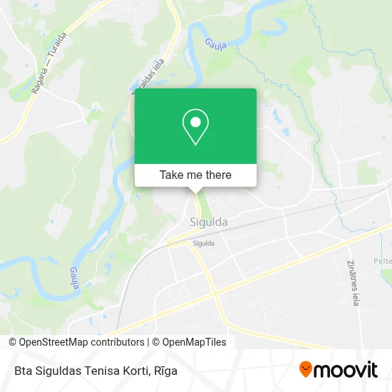 Bta Siguldas Tenisa Korti map