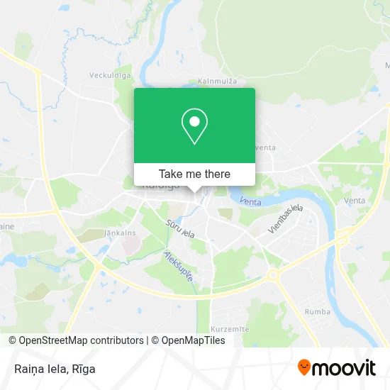 Raiņa Iela map