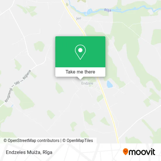 Endzeles Muiža map