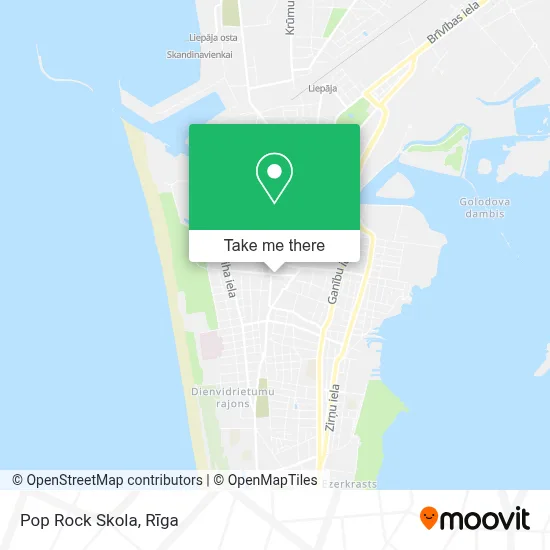 Pop Rock Skola map