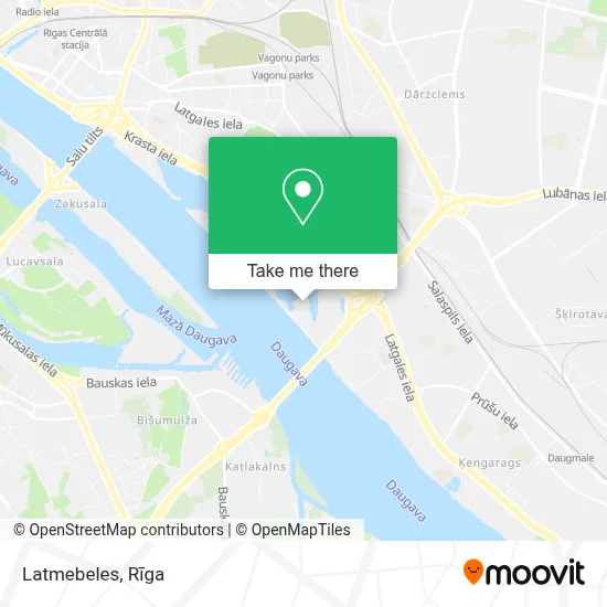 Latmebeles map