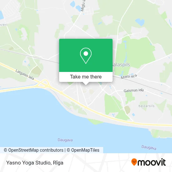 Yasno Yoga Studio map