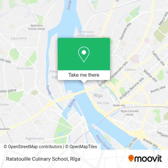 Ratatouille Culinary School map