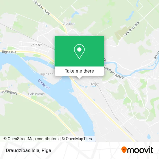 Draudzības Iela map