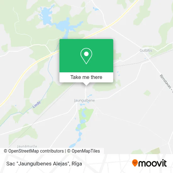 Sac "Jaungulbenes Alejas" map