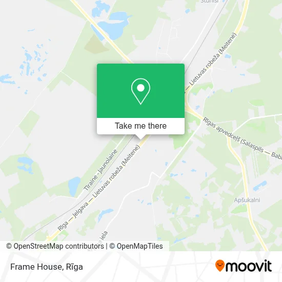 Frame House map
