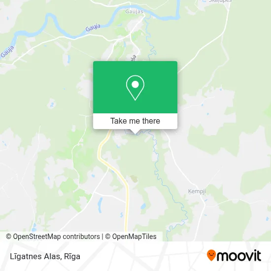 Līgatnes Alas map