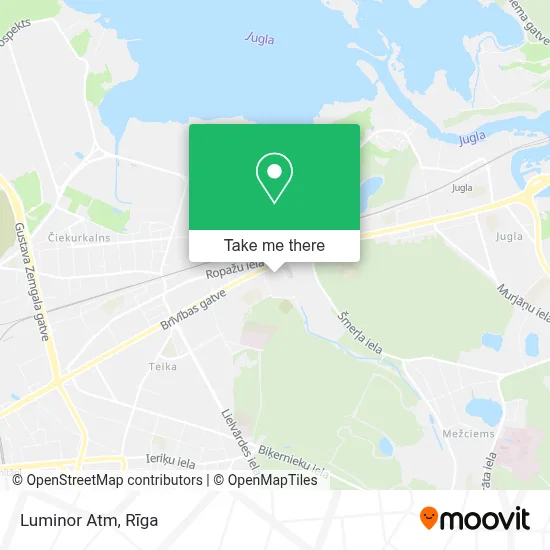 Luminor Atm map