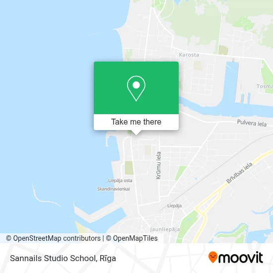 Sannails Studio School map