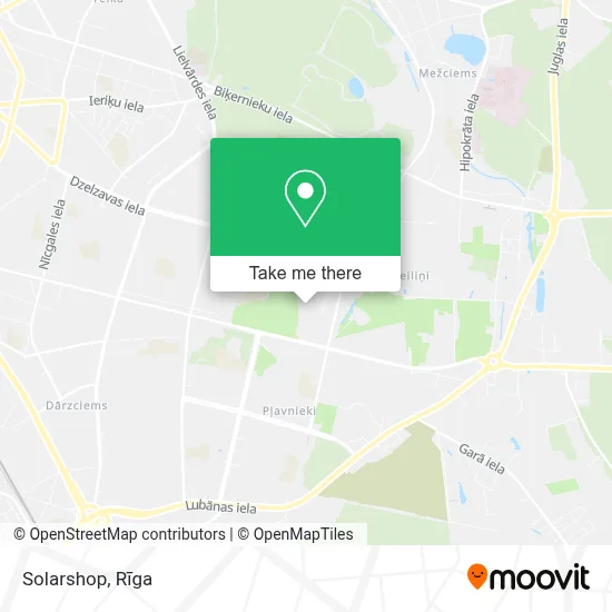 Solarshop map