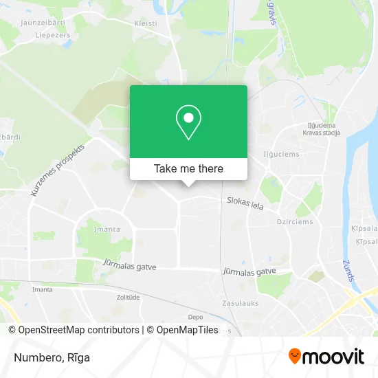 Numbero map