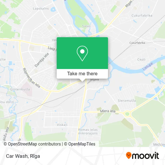 Car Wash map