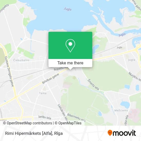 Rimi Hipermārkets [Alfa] map