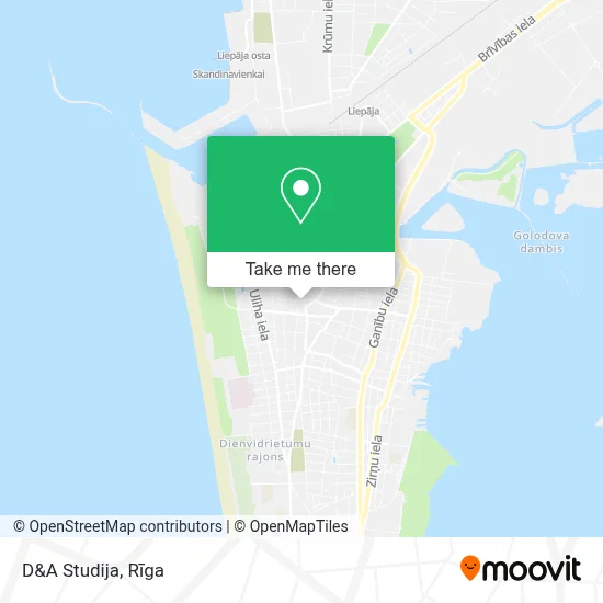 D&A Studija map