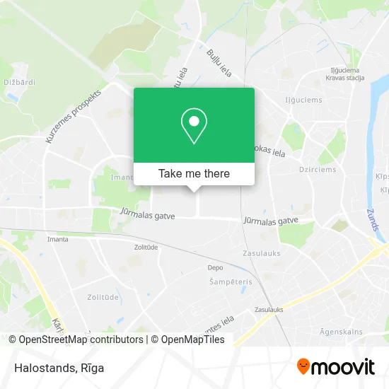 Halostands map