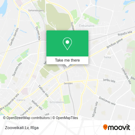 Zooveikali.Lv map