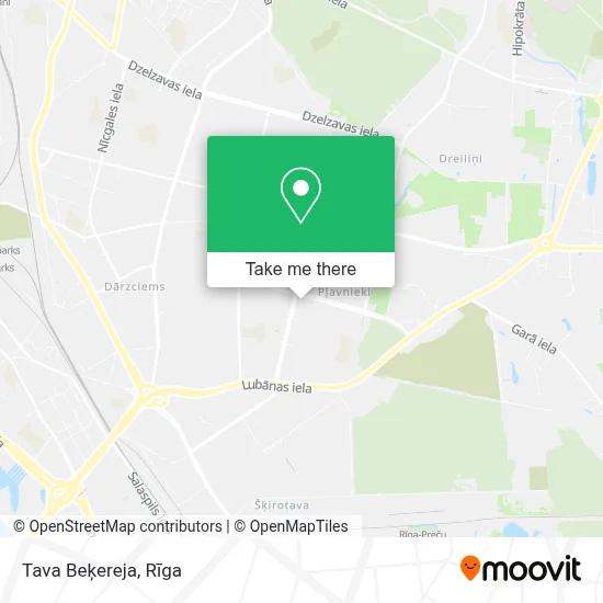 Tava Beķereja map