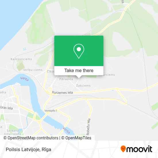 Poilsis Latvijoje map