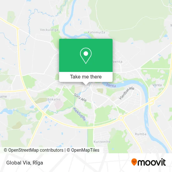 Global Via map
