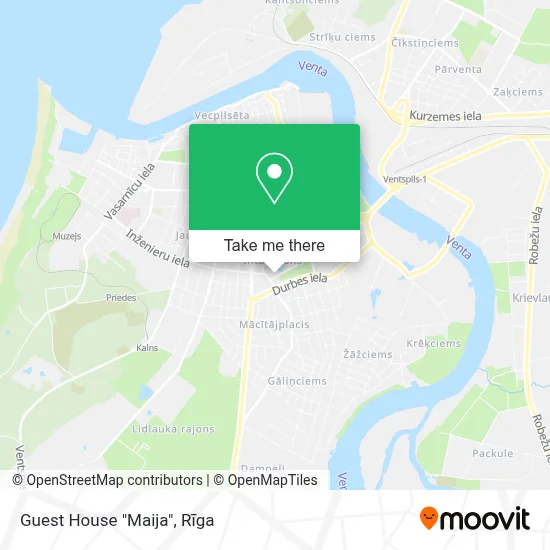 Guest House "Maija" map
