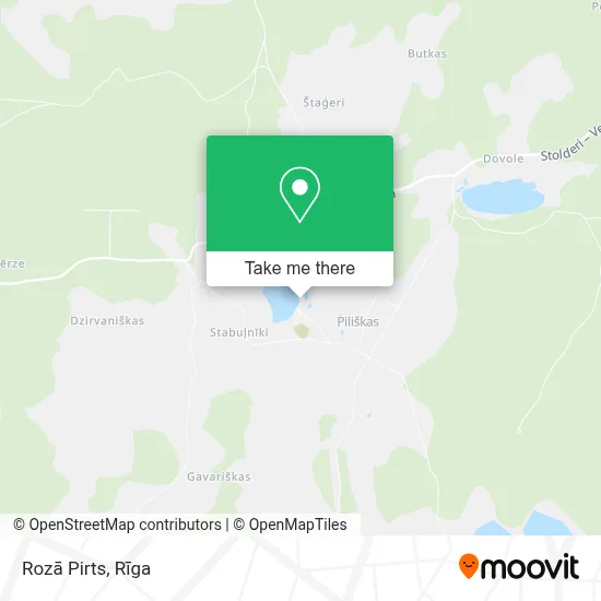 Rozā Pirts map
