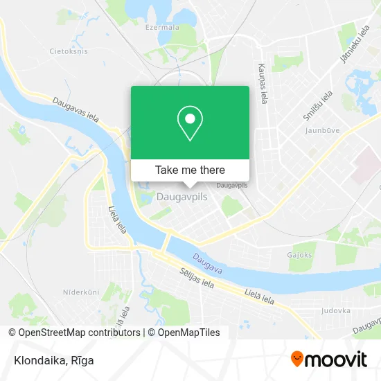 Klondaika map