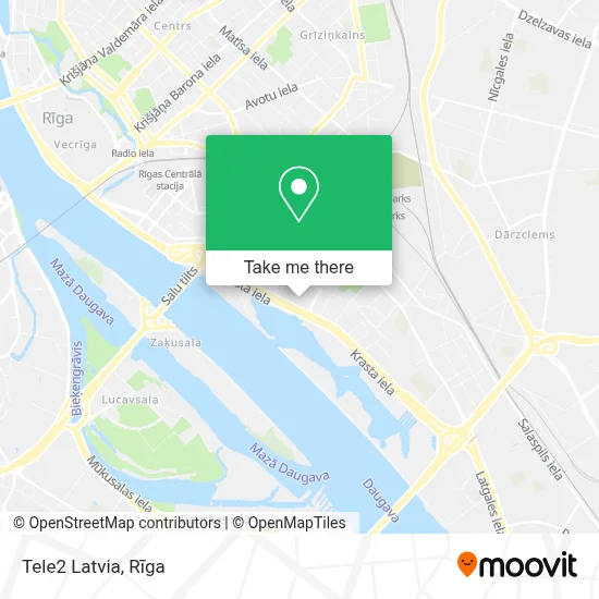 Tele2 Latvia map