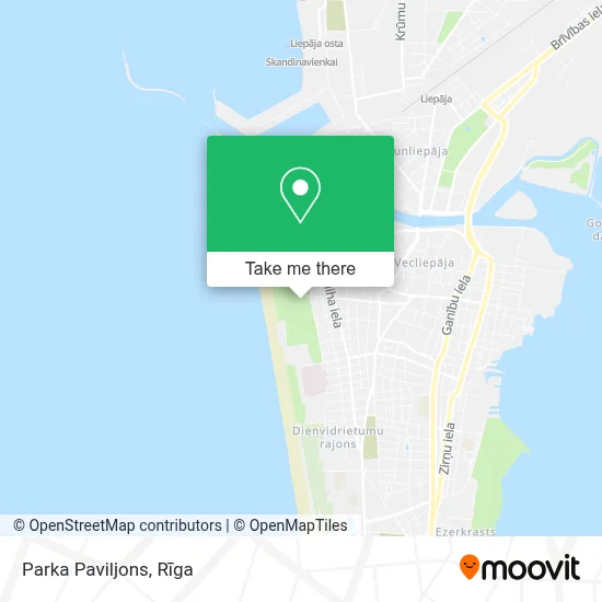 Parka Paviljons map