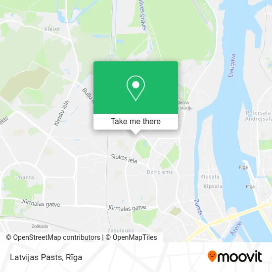 Latvijas Pasts map