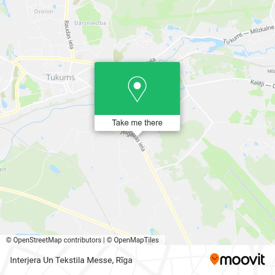 Interjera Un Tekstila Messe map