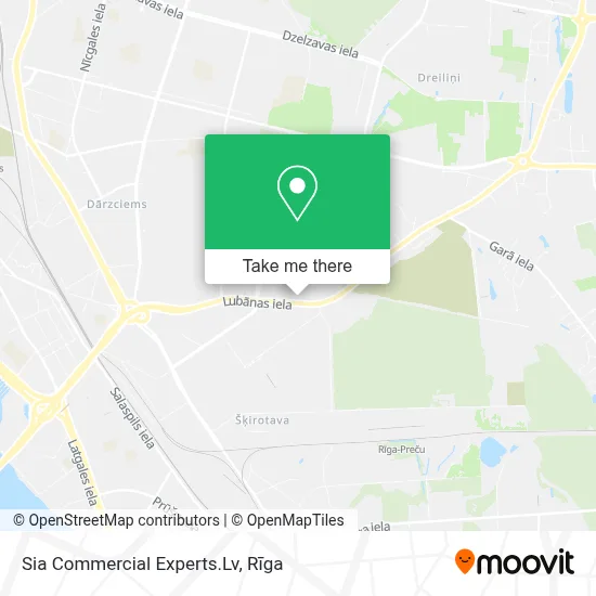 Sia Commercial Experts.Lv map