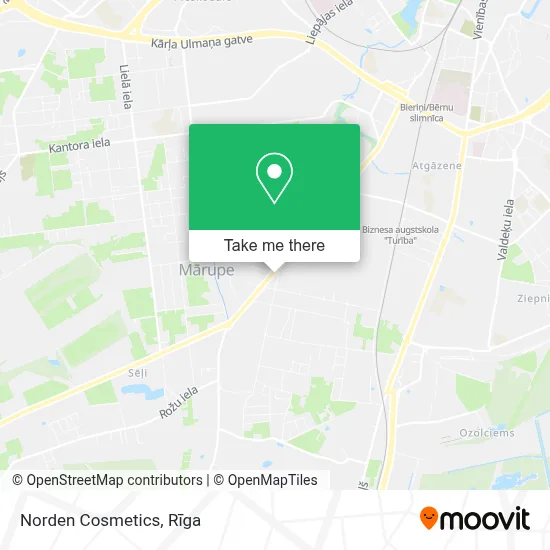 Norden Cosmetics map
