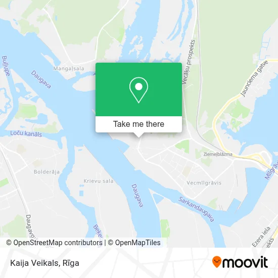 Kaija Veikals map
