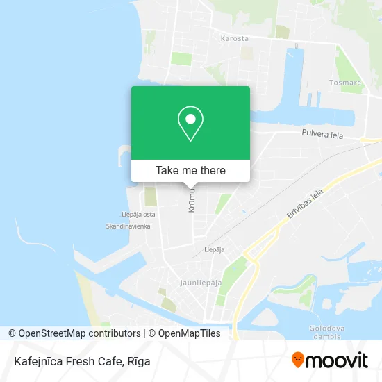 Kafejnīca Fresh Cafe map