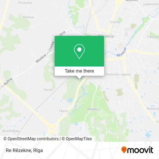 Re Rēzekne map