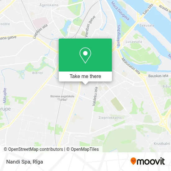 Nandi Spa map