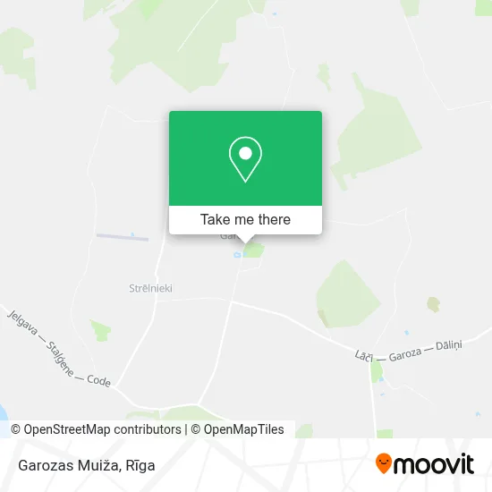Garozas Muiža map
