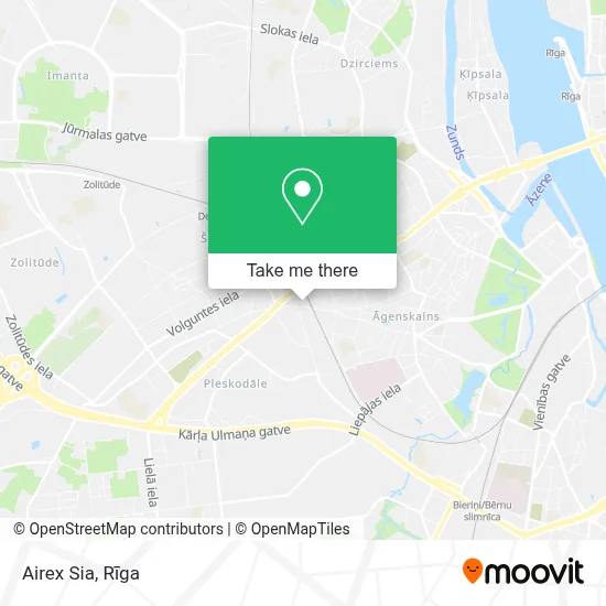 Airex Sia map