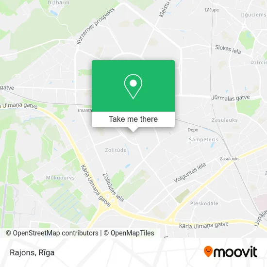 Rajons map