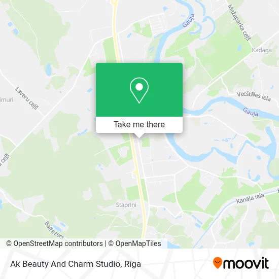 Ak Beauty And Charm Studio map