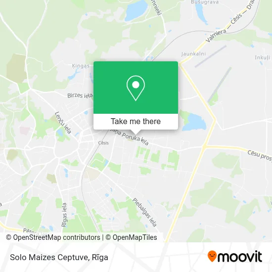 Solo Maizes Ceptuve map