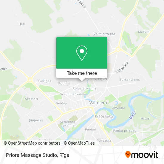 Priora Massage Studio map