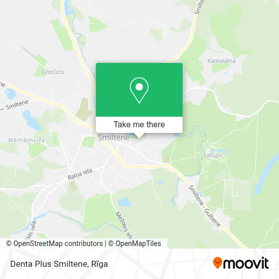 Denta Plus Smiltene map