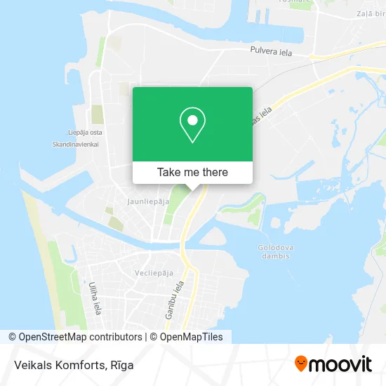 Veikals Komforts map
